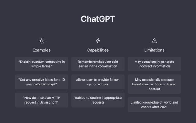 chatGPT screenshot